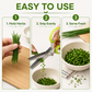 🌿 Forbici per erbe aromatiche a 5 lame – Tritatutto da cucina rapido per erbe fresche e condimenti