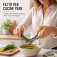 🔥 -50% oggi! 🌿 Forbici per erbe aromatiche a 5 lame in acciaio inossidabile