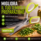🔥 -50% oggi! 🌿 Forbici per erbe aromatiche a 5 lame in acciaio inossidabile