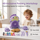 🎨 SCONTO 50%! 🏺 Set Tornio Elettrico per Bambini FAI DA TE – Facile da usare, esperienza creativa & sicuro – Perfetto per modellare e creare con l’argilla 👧