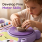 🎨 SCONTO 50%! 🏺 Set Tornio Elettrico per Bambini FAI DA TE – Facile da usare, esperienza creativa & sicuro – Perfetto per modellare e creare con l’argilla 👧