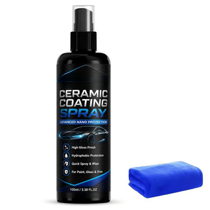 💦🚗 Spray per rivestimento nanoceramico | Barriera idrofobica | Brillantezza effetto specchio | Per vernice, vetri, cerchi e fari | Protezione UV | 50% DI SCONTO!