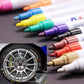 🚗 SCONTO DEL 50% ORA!Pennarello Indelebile per Pneumatici a Base di Olio – Impermeabile, 12 Colori, Durata fino a 1 Anno 🎨