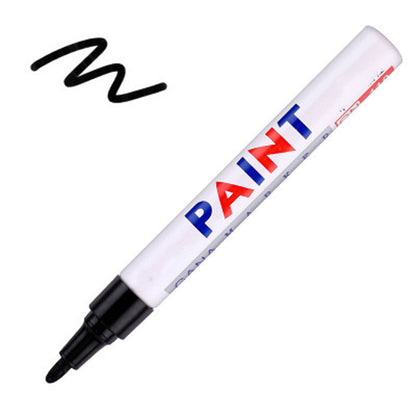 🚗 SCONTO DEL 50% ORA!Pennarello Indelebile per Pneumatici a Base di Olio – Impermeabile, 12 Colori, Durata fino a 1 Anno 🎨