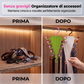 🏠✨Appendino a doppia faccia a forma di V multifunzionale, scaffale portaoggetti