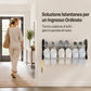 👟SCONTO DEL 50% IN QUESTO MOMENTO! Scarpiera da parete senza forature – Organizer verticale salvaspazio in acciaio al carbonio, scaffale antiruggine senza forature per ingresso, bagno e armadio