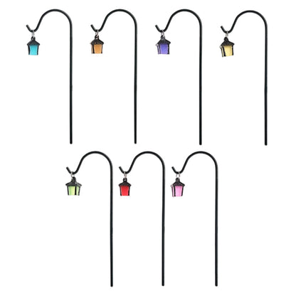 🏡 SCONTO DEL 50% ORA! Palo per piante con lanterna retrò luminosa – Mini lanterna luminosa per giardino su palo, decorazione premium in resina fai-da-te per giardino delle fate, adatta per micro-paesaggi, piante in vaso e ornamenti per il cortile