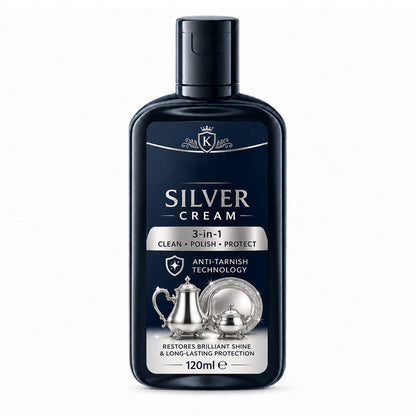 ✨🥄 50% di sconto! Crema lucidante per argento – 💎 rimuove l'ossidazione, 🌿 protegge dall'ossidazione, 🧽 facile da applicare!