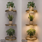 📢📢SCONTO DEL 50%!!Mensola a muro galleggiante con luce LED ambientale integrata