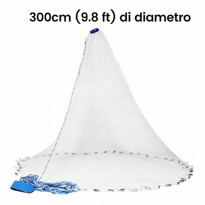 📢📢SCONTO DEL 50% !! ⏰ Rete da Lancio Easy-Throw – Rete Resistente, Affondamento Rapido, Versatile 🌊