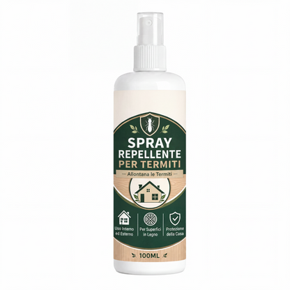 🛡️ Spray Repellente per Termiti Multiuso – Barriera Protettiva per Mobili e Pavimenti in Legno Formula a lunga durata, asciugatura rapida e non grassa. Protegge la tua casa per mesi! 🏠✨
