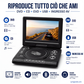 📺 Lettore DVD/EVD portatile HD da 7,8" – Schermo ampio, ricaricabile e compatibile con DVD/CD/USB/SD – Perfetto per casa e viaggi