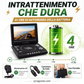 📺 Lettore DVD/EVD portatile HD da 7,8" – Schermo ampio, ricaricabile e compatibile con DVD/CD/USB/SD – Perfetto per casa e viaggi