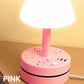 💡 Lampada da Comodino con 3/4 Prese AC e 2 USB + USB-C | Caricabatterie da Tavolo con Organizzatore Cavi, 3 Luci Regolabili (Calda/Naturale/Fredda) | Bianco, Blu, Rosa – Lunghezza Cavo 0,8/1,8 m
