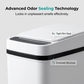 🗑️ Cestino Smart Ultrasottile con Apertura Automatica – Sensore a Movimento, Touch e Pedale