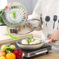 🥘✨ Cestello Vaporiera Estendibile in Acciaio Inossidabile – Si Adatta a Tutte le Pentole, Perfetto per Cotture Sane! 🔩💪