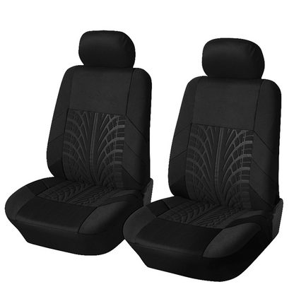 🔥 Acquista più set e risparmia! Set Coprisedili Auto con Motivo Battistrada – Design sportivo, tessuto resistente e traspirante, facile da installare e lavabile.