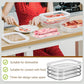 🍱 Contenitore trasparente per frigorifero – 50% DI SCONTO! OFFERTA LIMITATA! 📦 Con coperchio, impilabile, 3 misure: ✨ Ideale per alimenti, frutta e avanzi. Risparmia spazio e semplifica la conservazione quotidiana! 🧊