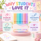 ✍️ Set di 9 Penne Gel Cancellabili Colorate – Scrivi, Cancella e Riscrivi! 🌈