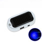 🔴🔵Luce LED Solare Lampeggiante per Auto – Effetto Deterrente Visivo