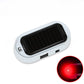 🔴🔵Luce LED Solare Lampeggiante per Auto – Effetto Deterrente Visivo