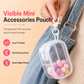 Custodia Porta Accessori da Viaggio Trasparente e Portatile