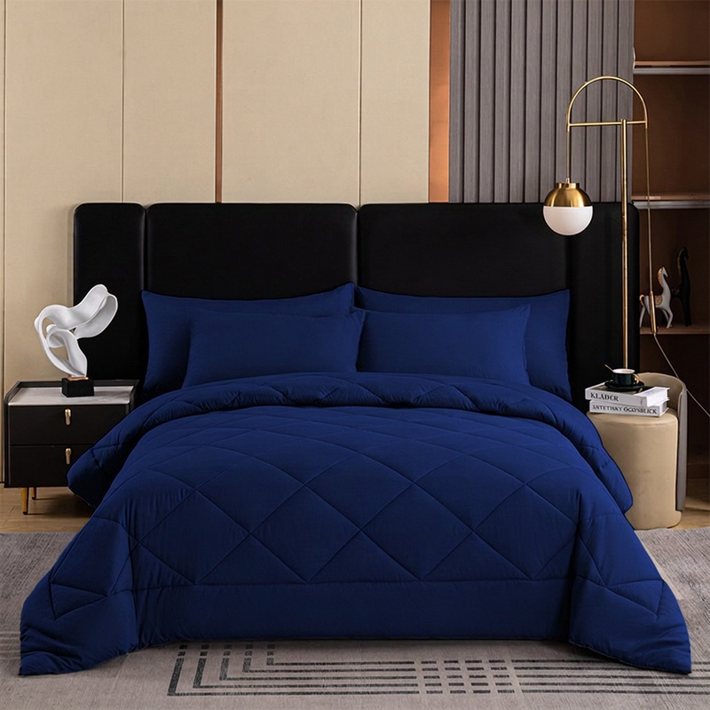 🔥🎁Novità: SCONTO DEL 71%🔥🛏️✨ Set piumone trapuntato da 3 pezzi con federe – comfort soffice come una nuvola, trapuntatura a rombi e microfibra resistente all’umidità 💤