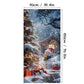 🎄 Copriporta Natalizio Decorativo 🎅 | Stampa HD Vivace di Babbo Natale ✨ | Tessuto in Poliestere Antipiega e Resistente ❄️ | Misura 90×180 cm per Ingresso e Feste 🚪