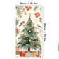 🎄 Copriporta Natalizio Decorativo 🎅 | Stampa HD Vivace di Babbo Natale ✨ | Tessuto in Poliestere Antipiega e Resistente ❄️ | Misura 90×180 cm per Ingresso e Feste 🚪