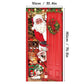 🎄 Copriporta Natalizio Decorativo 🎅 | Stampa HD Vivace di Babbo Natale ✨ | Tessuto in Poliestere Antipiega e Resistente ❄️ | Misura 90×180 cm per Ingresso e Feste 🚪
