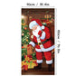 🎄 Copriporta Natalizio Decorativo 🎅 | Stampa HD Vivace di Babbo Natale ✨ | Tessuto in Poliestere Antipiega e Resistente ❄️ | Misura 90×180 cm per Ingresso e Feste 🚪