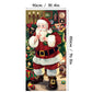 🎄 Copriporta Natalizio Decorativo 🎅 | Stampa HD Vivace di Babbo Natale ✨ | Tessuto in Poliestere Antipiega e Resistente ❄️ | Misura 90×180 cm per Ingresso e Feste 🚪