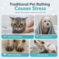 Mousse detergente senza risciacquo per cani e gatti