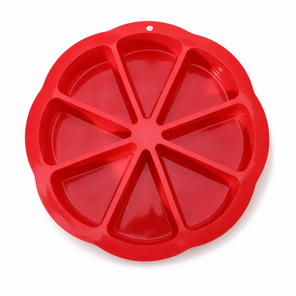 🍰✨ Stampo in Silicone con 8 Cavità Triangolari – Perfetto per Mousse, Torte e Dessert Fai da Te