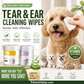 🔥Sconto del 50% a tempo limitato + 1+1 GRATIS!🥳SUPER VENDITA 2026🥳💞50.000+ VENDUTI!👵❤️ Salviette Detergenti Naturali a Base Vegetale per Occhi e Orecchie degli Animali