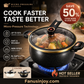 🔥Sconto del 50% per un periodo limitato!🥘Pentola Antiaderente Smaltata a Micro-pressione👨‍🍳Il primo passo per diventare uno chef！